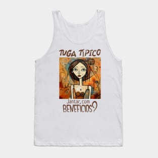 jantar com benefícios, Tuga típico, humor português, v2 Tank Top